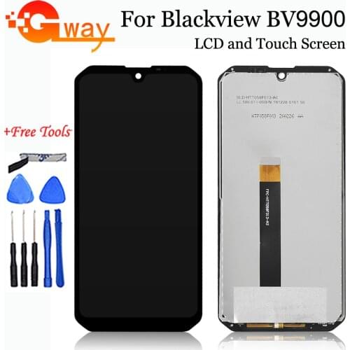 5.84" For Blackview BV9900 LCD Display Touch Screen Assembly With Frame For Blackview BV9900 LCD Phone Replacement + Tools