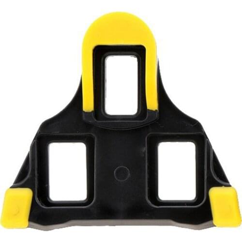 1Pair 6° Float SPD-SL Bike Pedals Road Bike Cycling Pedals Cleats - Black Yellow Bicycle Sports Entertainment Accessories