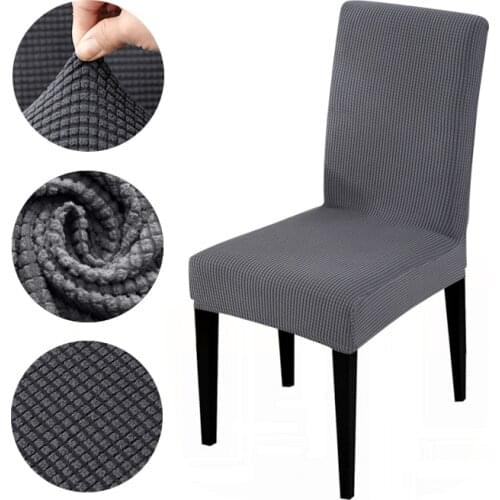 1pc Spandex Sretch Elastica Thick Chair Seat Covers Soft Case For Chair Kitchen Dinner Dining Chair Cover for Home Dining Room