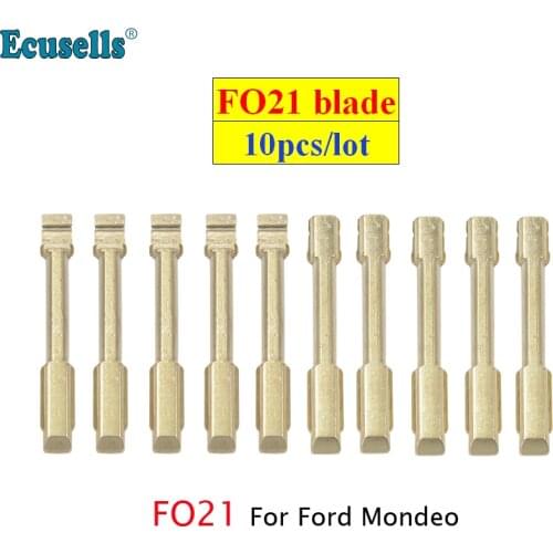 10pcs/lot Remotes Flip Blade FO21 for KD Remote Flip blank uncut key Blade for Ford Mondeo Focus KA Transit Connect for Jaguar