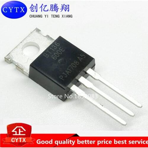 10PCS BT136 BT136-600E TO-220