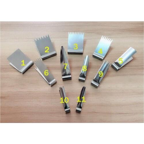 11 Styles Stainless Steel Walnut Crisp Clip Peanut Crisp Pasta Pasta Pattern Bun Steamed Bun Mold Flower Tongs Baking Tools