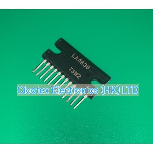 2pcs/lot LA4636-E SIP12 LA 4636-E For General Audio Use 11 W 2-Channel BTL AF Power Amplifier LA4636E