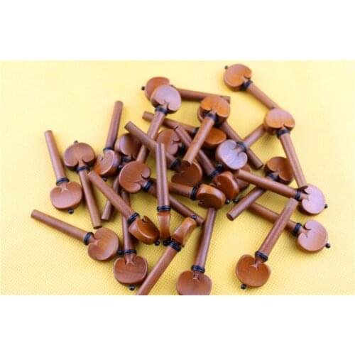 20 pcs High Quality Violin Pegs Jujube wood Violin Tuning Pegs 4/4 size