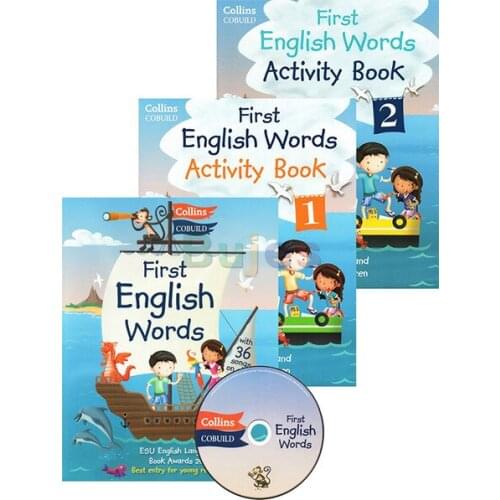 3 Books/set,Collins First English Words Collins Dictionary,Childrens Illustrated Dictionary,parents Children Co Reading Books