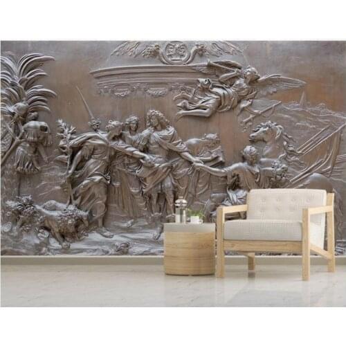 3d wall murals wallpaper European Relief Angel War background living room home decor custom photo wallpaper for walls 3 d