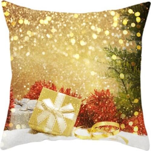 Sofa hug pillowcase Christmas Decorative Throw Pillows Case Cartoon Snowman Santa Claus Cushion Cover Car Home Decor 5z