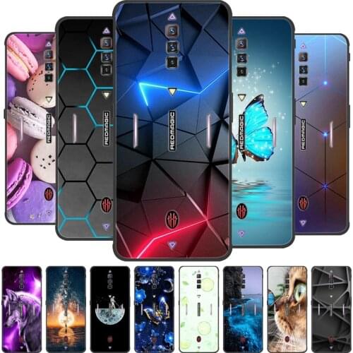 For Nubia Red Magic 6 Pro 6 Case Silicon Back Cover Phone Case for ZTE Nubia Red Magic 6 Pro Cases Soft bumper coque Magic6 Pro