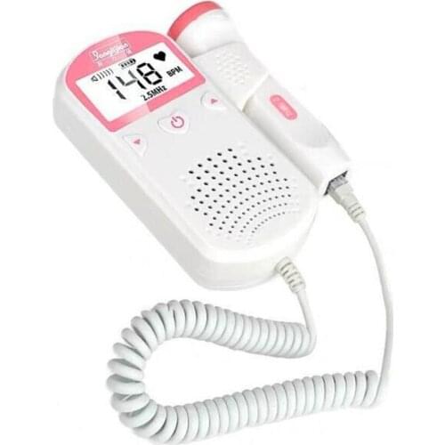 Doppler Fetal Heart rate Monitor LCD Display No Radiation Pregancy Baby & Fetal Sound Heart Rate Detector 1 Set