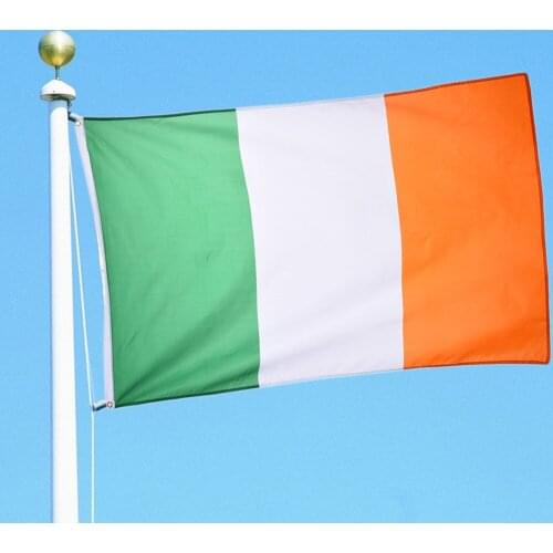 FS08 Eire National Republic Flag Polyester Hanging National Country Flag Banner for Festival Activity Events Flag 90x150cm
