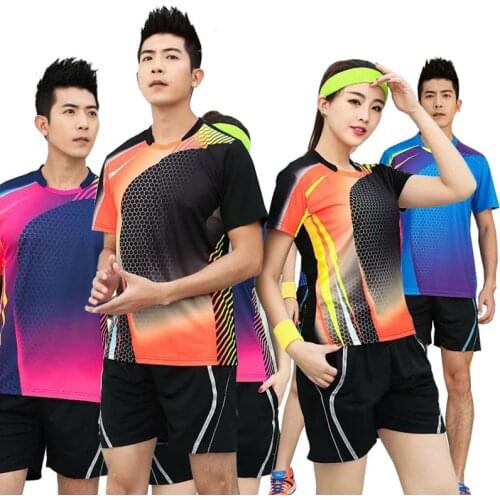 Womens / Mens Tennis shirt , Girl TShirt Badminton , Black Youth Badminton Kit , Table Tennis Sport Shorts , tennis clothes