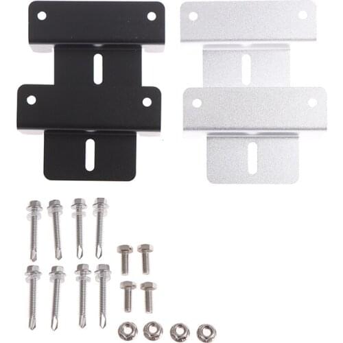Hot sale 4Sets Solar Panel Mounting Brackets Flat Roof Mount Kit Car Aluminum Bracket