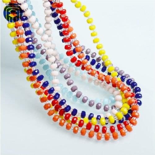 JuleeCrystal New Arrival Type Shape Beads 6mm 50pcs Multi Color Faceted Crystal Beads Loose Jewelry Beads