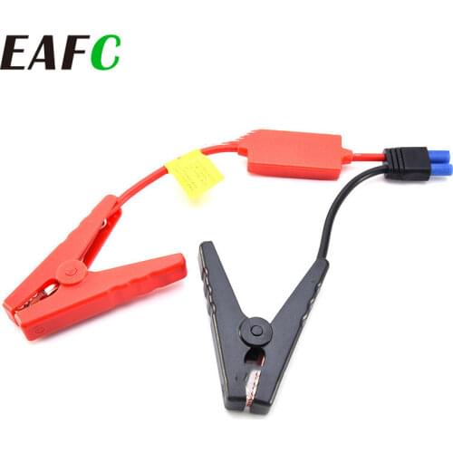 Car Battery Jump Starter Cable with EC5 Plug Connector Strong Alligator Clamp Clip for Automobiles Jump Starter Accessories