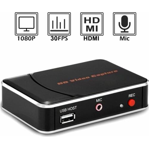 HDMI Game Capture Card HD 1080P Video Recording to Disk for PS4 Xbox360 WiiU ATF