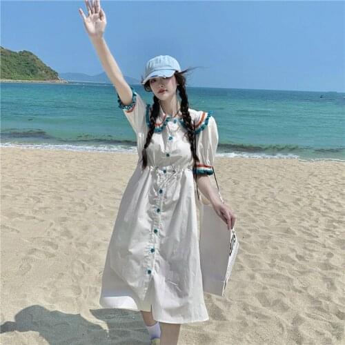 KMETRAM Fashionable Shirt Dresses