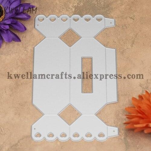Cute Candy Boxes Metal Die cutting Dies For DIY Scrapbooking Photo Album Decorative Embossing Folder Stencil KW7011405