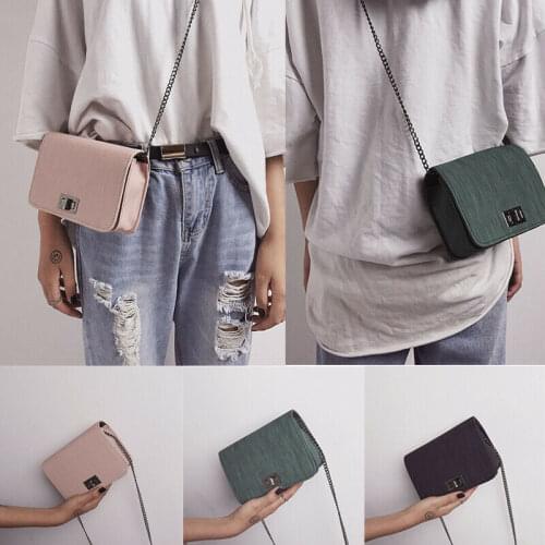 Fashion Women Leather Handbag Shoulder Lady Cross Body Bag Tote Chain Messenger Hobo Satchel Purse