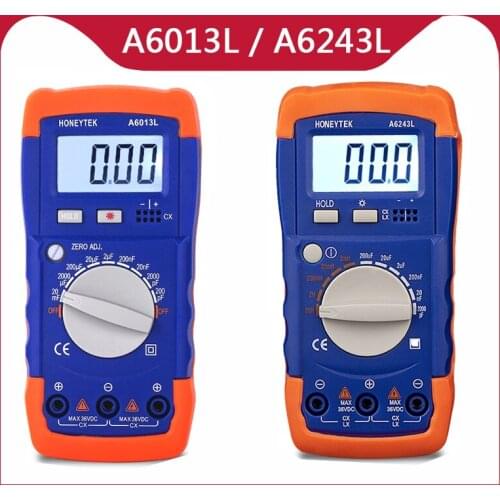 A6013L multimeter digital professional capacitor tester check capacitors automotive multimeter electrical measuring instruments