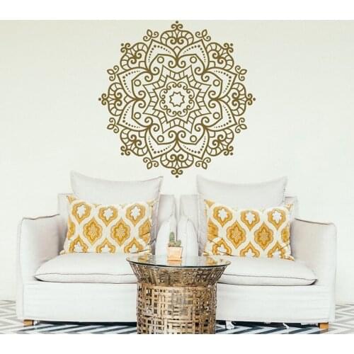 Mandala Wall Decal- Mandala Vinyl Decal Sticker - Mandala Design for Stickers Large Wall Decal Boho Decor Bedroom Nurse A12-046
