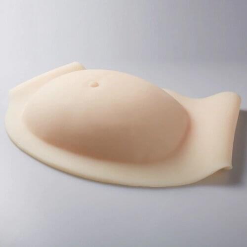 New False Pregnant Belly 4800g 8-10 Months Tummy Pregancy Twins Soft Silicone BirthdayHallowen Unisex Gifts