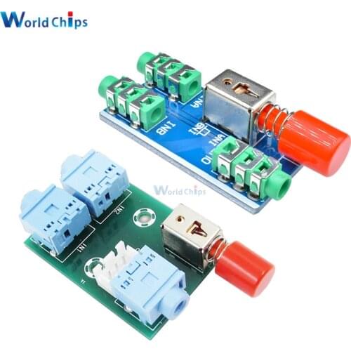 Audio Switching Board A / B TWO Audio Input Block Optional Select Output Type Module XH-M371 3.5 Audio 2 Input and 1 Output