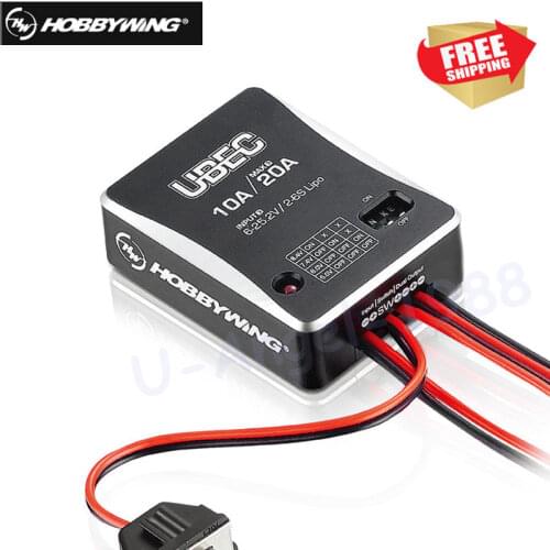 Hobbywing 10A 2-6S UBEC Module UBEC-10A External Switching Moduel DC-DC Regulator