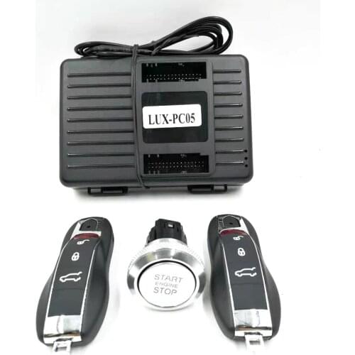 For 05-12 Porsche Boxster/Cayman/911 Car Add Push to Start Stop System Remote Start and PKE Keyless GO Entry CAN BUS Plug Play