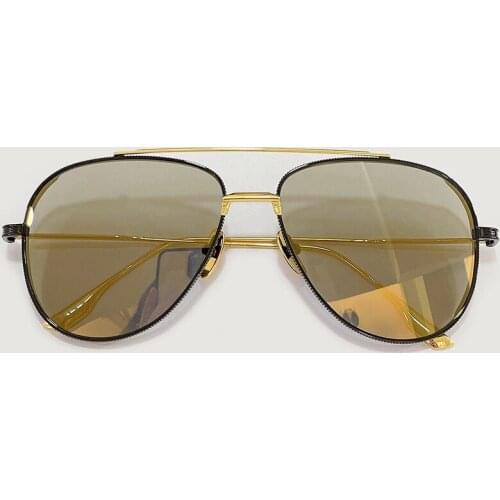 Luxury Pilot Sunglasses Women 2021 Brand Designer Retro Metal Frame Mirror Sun Glasses Vintage Female Oculos Feminino UV400