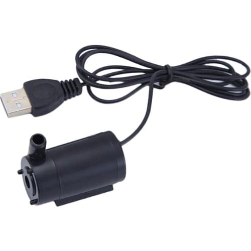 USB DC Micro Water Pump 3/5/6V for Fish-Tank Hydroponics Fountains Ponds