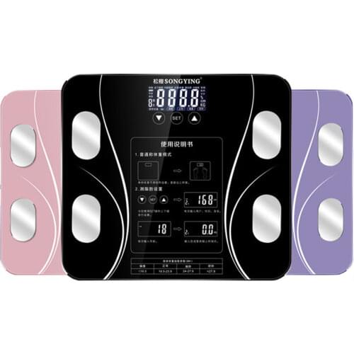 Weight Scale Electronic Scales Household LED Digital Body Fat Scale Balance 3 Color
