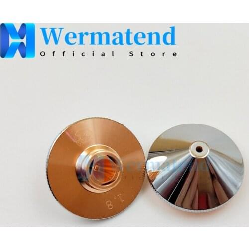 Wermatend 100pcs/lot Original WSX Laser Cutting Nozzle D28mm H15mm M11*0.75 Laser Head Double nozzles Free shipping DHL EMS