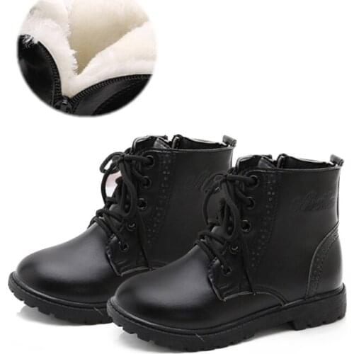 Wheat&Turtle Leather Boots For Girls