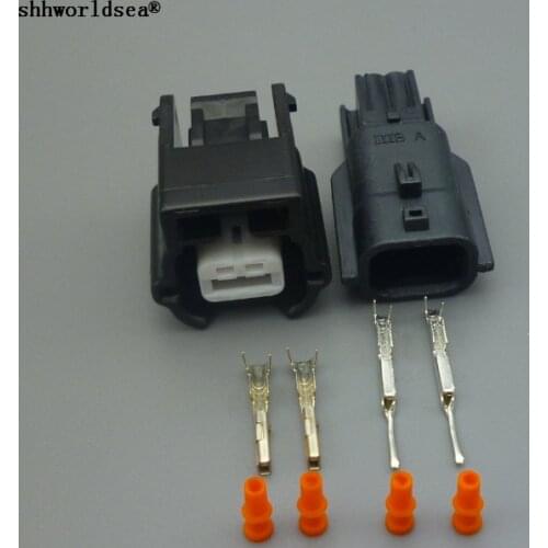 Worldgolden 2 pin way Male Female ABS Sensor Plug Automotic Waterproof Connector 7282-8851-30 7283-8851-30 For Nissan