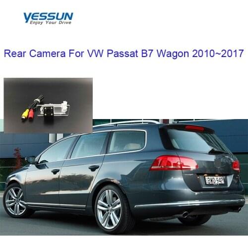 Yessun License plate camera For Volkswagen Passat B7 Wagon 2010~2017 Rear View camera Parking camera
