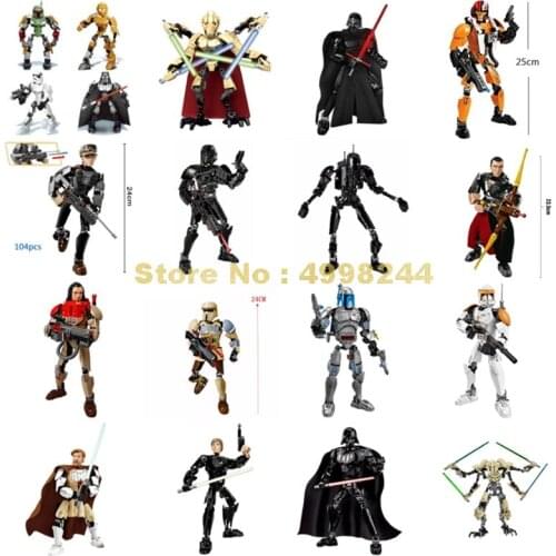 Star Plan Ren Grievous Devil Robot Malbus Storm Trooper Finn K-2so Sergeant Grand Fett Warrior Toy