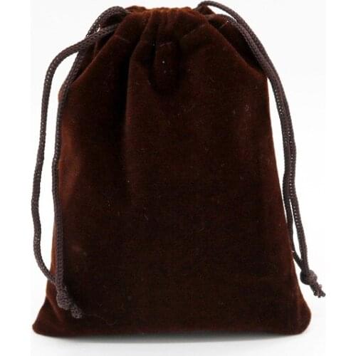 10Pcs/Lot Black Drawstring Velvet 13x18cm Packaging Bags Jewelry Gift Wedding Decoration Gift Bag Halloween Candy Chocolate Bag