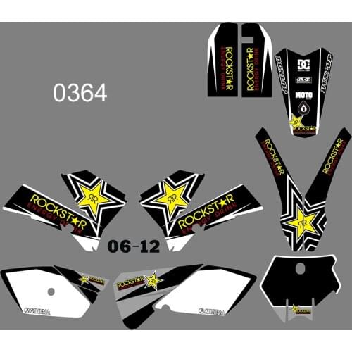 3M 0364 Motorcycle Team Graphic & Backgrounds Decal Stiker Kits for KTM SX85 2006 2007 2008 2009 2010 2011 2012