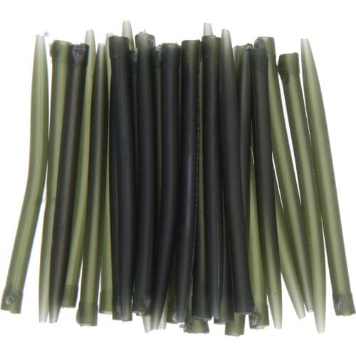 30pcs Dark Matter Anti Sleeves Connect with Hook Carp Fishing Tackle Fishing Hooks Carp Fishing Tackle Boxes Pesca Iscas Tools