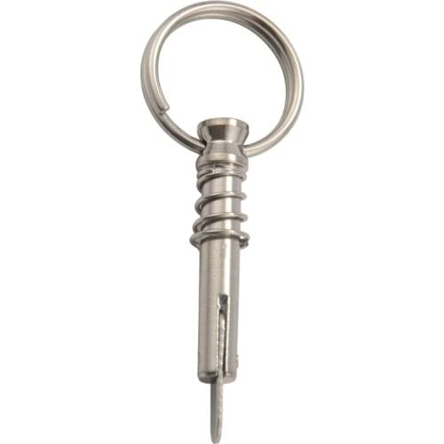 4 Pack Quick Release Pin 1/4 Inch Diameter W/Drop Cam & Spring, Usable Length 1 Inch, Full 316 Stainless Steel, Bimini Top Pin