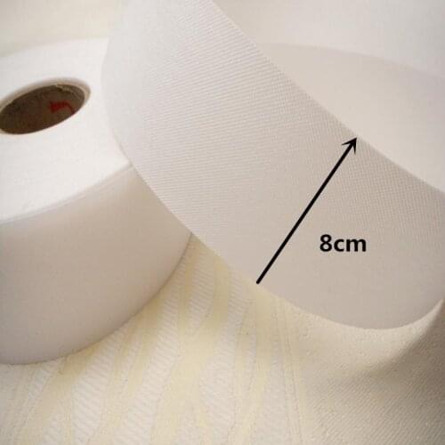 Curtain Accessories polyester 8cm padded woven curtain tape the cloth belt for curtains eyelets rings grommets
