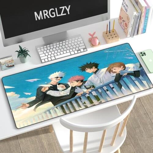 MRGLZY Drop Shipping Jujutsu Kaisen Large Mouse Pad Hot Anime Multi-size Gaming Peripheral MousePad Computer Accessories DeskMat