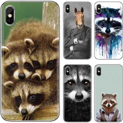 Zoo Yago Raccoon Tiger Panda Owl Soft TPU Covers For Xiaomi mi Redmi Note 3 4 4X 5 6 7 8 8t 9 9s 9t 10 pro lite