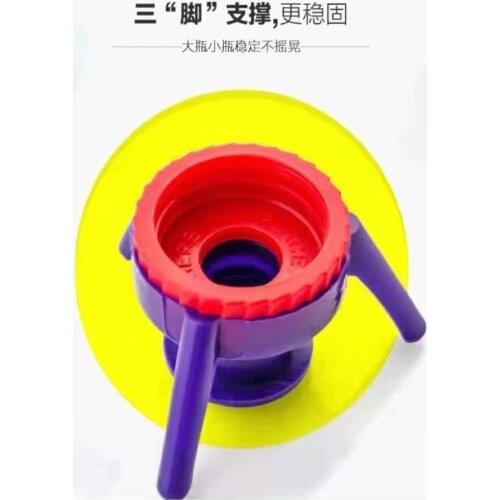 Inverted Bottle Cap Stand Type Leak-proof Liquid Kitchen Seasoning Bottle Stand Shampoo Leak-proof Cover 6 Inverted Artifacts