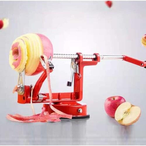 Kitchen Accessories 3 In 1 Stainless Steel Hand-cranked Fruit Peeler Clipping Apple Potato Peeler Slicer Machine Cocina