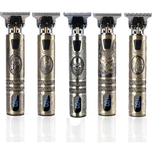 Rechargeable T9 Baldheaded Hair Clipper+Mens razor Trimmer Electric Shaver Men Razor Cordless Barber Hair Cutting Machine Mower