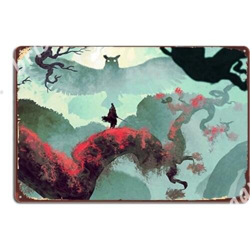 Shadow Metal Signs Cinema Kitchen Wall Decor Home Funny Tin sign Posters