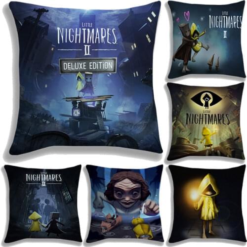 New Arrival Children Little Nightmares 2 Pillow Case 45CM Kids Cartoon Anime Toys Boys Girls Gift Pillowcase Pillowless Inner