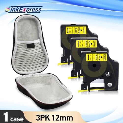 Portable Label Case Fit Dymo Labeling Machine Dymo LabelManager LM160 LM280 Colorpop Label Printer for Dymo D1 Label Tape 45018