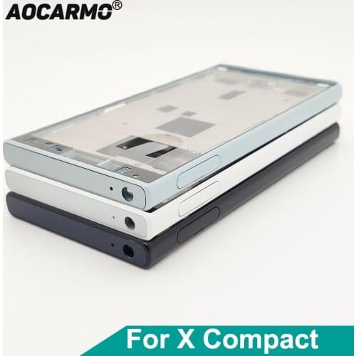 Aocarmo For Sony Xperia X Compact F5321 X Mini XC Middle Frame Chassis Bezel Bracket Panel Plate